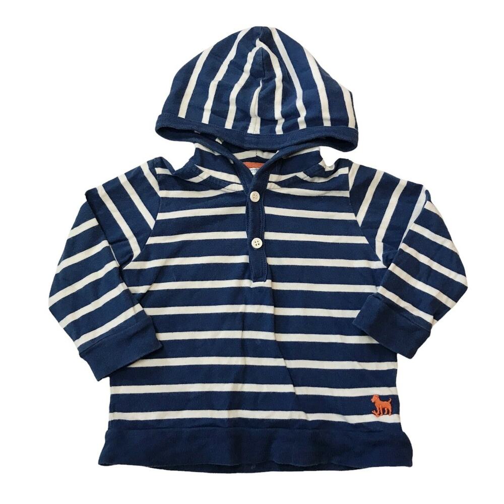 Baby Boden 100% Cotton Striped Top 12-18M